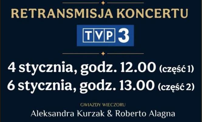 Retransmisja 20. Koncertu Noworocznego w TVP 3!